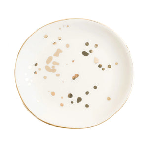 Gold Speckled Jewlery Dish