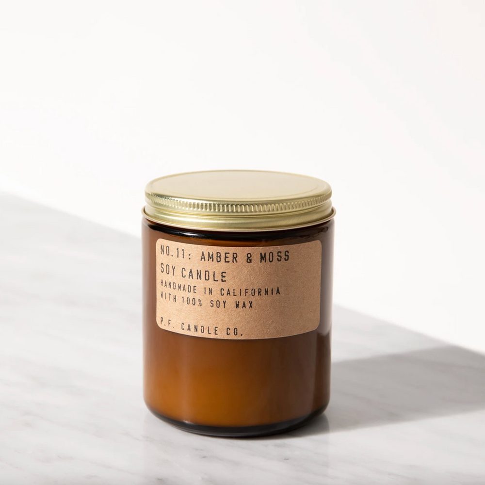 Amber + Moss Candle by P.F. Candle Co.