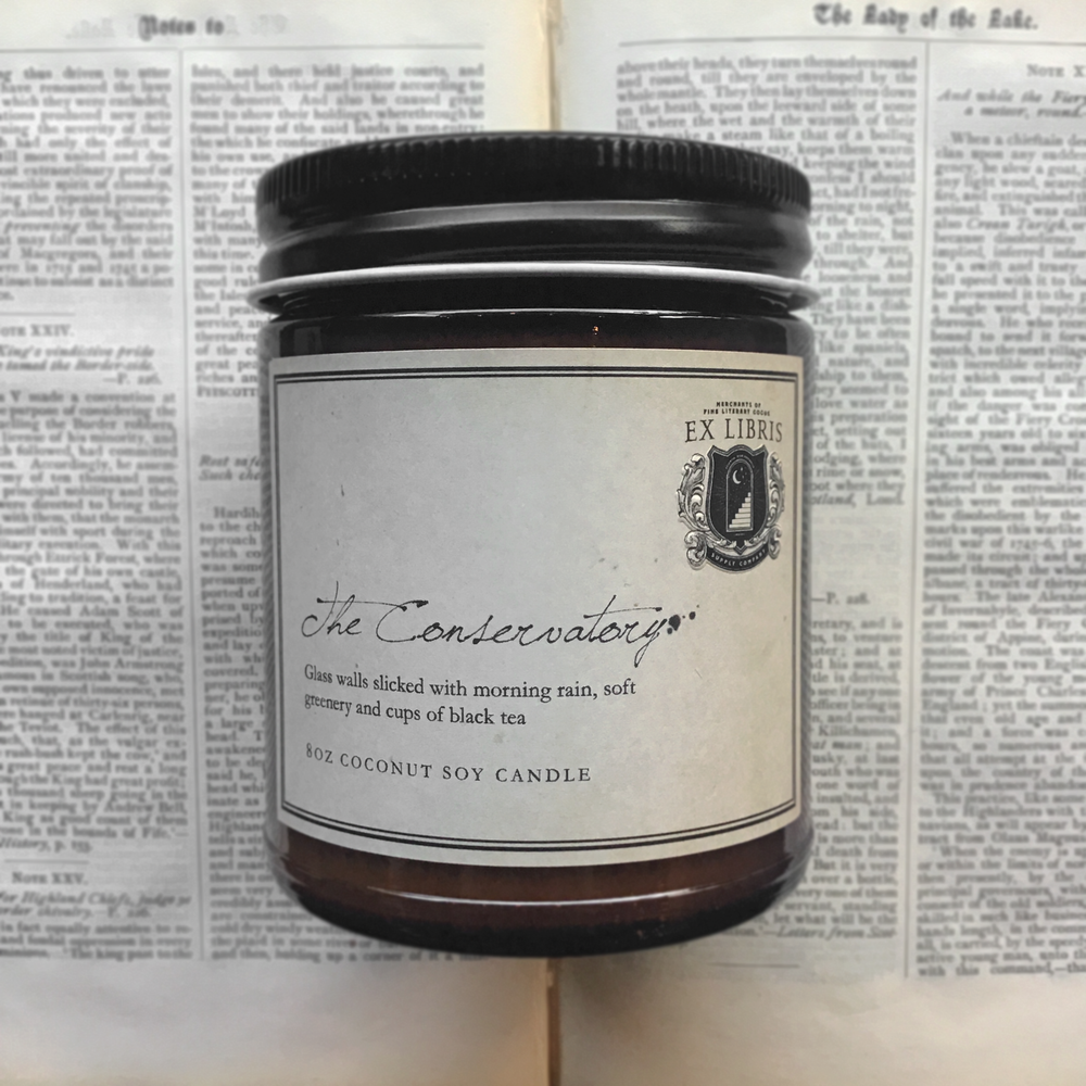
            
                Load image into Gallery viewer, The Conservatory Candle by Ex Libris Supply Co.
            
        