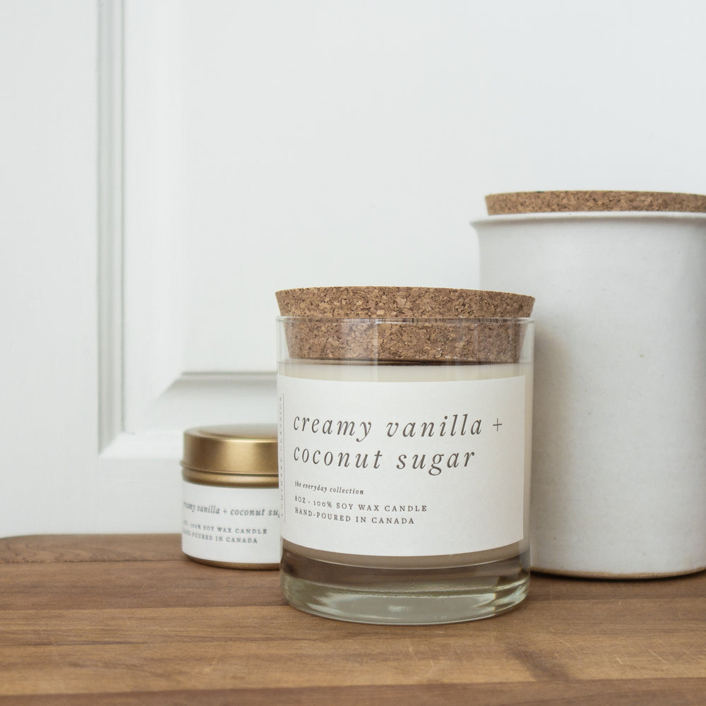 Creamy Vanilla + Coconut Sugar Classic Candle by Luminary Emporium