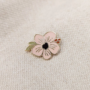 
            
                Load image into Gallery viewer, Rose Flower Enamel Pin by Mimi + August
            
        